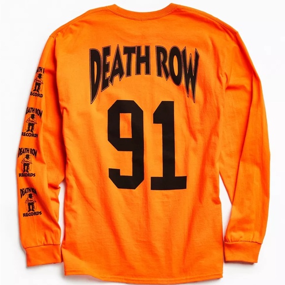 UO DEATH ROW RECORDS URBAN OUTFITTERS Long sleeve Tee T-Shirt Graphic - Picture 3 of 10